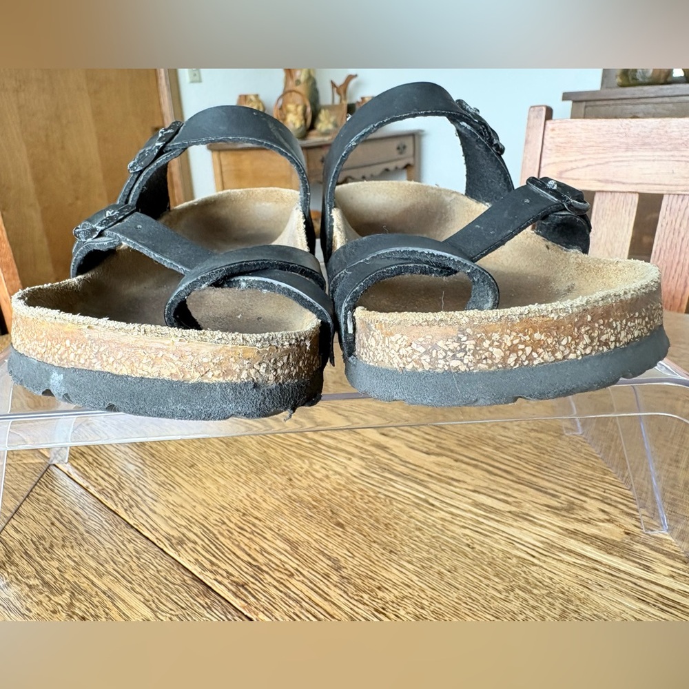 Birkenstock Mayari Women toe loop design black size 38 EU/8 US - Picture 7 of 12